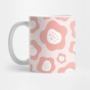 Funky Floral Pattern II in Pink Mug